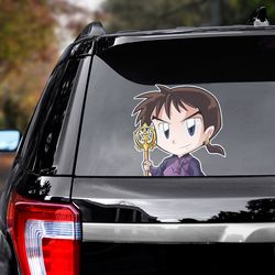 inuyasha decal for car, inuyasha sticker, miroku decal, anime sticker, manga decal, anime decal