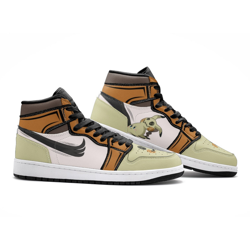 Mimikyu Pokemon JD1 Shoes, Mimikyu Pokemon Jordan 1 Shoes, Mimikyu Pokemon Shoes Sneaker