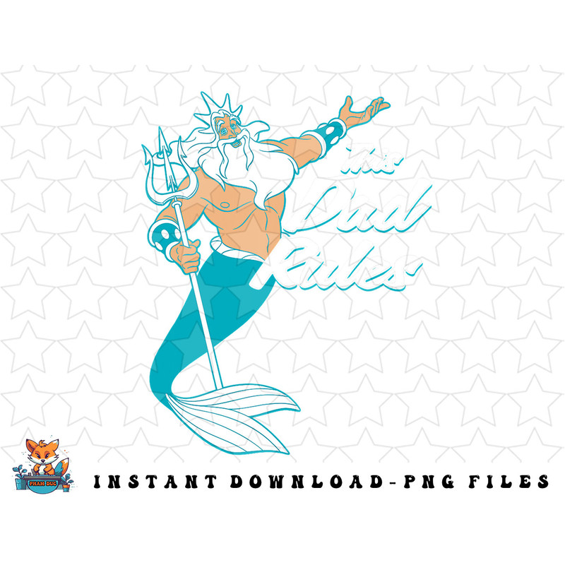 Disney The Little Mermaid King Triton Dad Mens png, sublimation, digital download.jpg