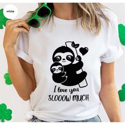 cute sloth tshirts, mothers day shirts, mothers day gifts, fathers day gifts, mommy and me outfits, sloth toddler shirt,