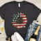 America Sunflower Shirt, USA Flag Flower T Shirt, Gift For American, 4th Of July Flag Graphic T-Shirt, Freedom T Shirt, Independence Shirt - 1.jpg