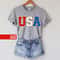 Chenille Patch 4th of July Shirt for Women, Glitter USA Shirt, Fourth of July 4th Mommy and Me Outfits Toddler - 2.jpg