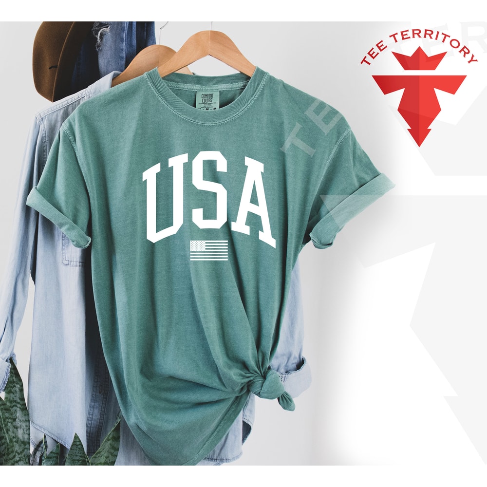 Comfort Colors USA Tshirt, 4 of July Tshirt, USA Flag Tshirt, USA Shirt for 4of July, Independent Day Shirt, Big Letter Usa Shirt, Retro Usa - 6.jpg