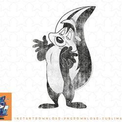 looney tunes pepe le pew retro portrait png, sublimation, digital download