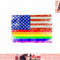 LGBTQ Lesbian Gay Pride 4th of July American Rainbow Flag png, instant download.jpg