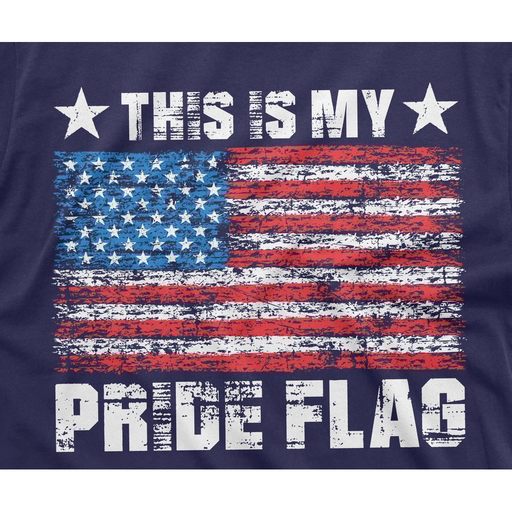 Men's This is my pride flag T-shirt Patriotic USA American Flag 4th of July Independence day Father's day Gift Tee Shirt - 2.jpg
