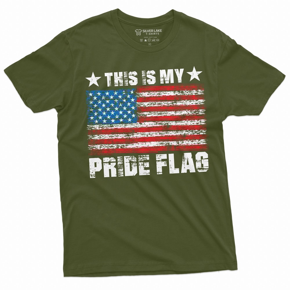 Men's This is my pride flag T-shirt Patriotic USA American Flag 4th of July Independence day Father's day Gift Tee Shirt - 3.jpg