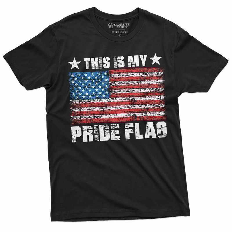Men's This is my pride flag T-shirt Patriotic USA American Flag 4th of July Independence day Father's day Gift Tee Shirt - 4.jpg