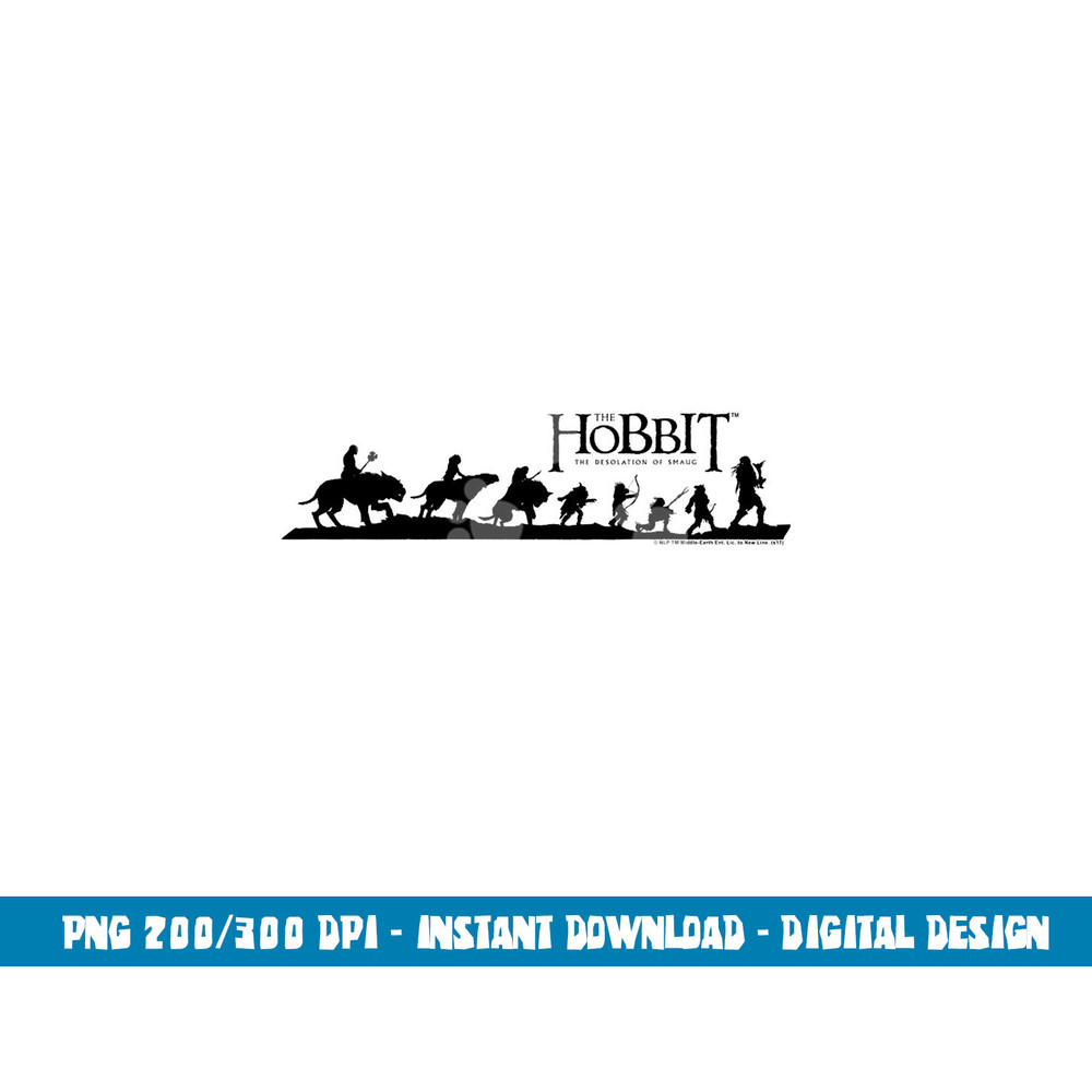 Hobbit Marching png, sublimation .jpg
