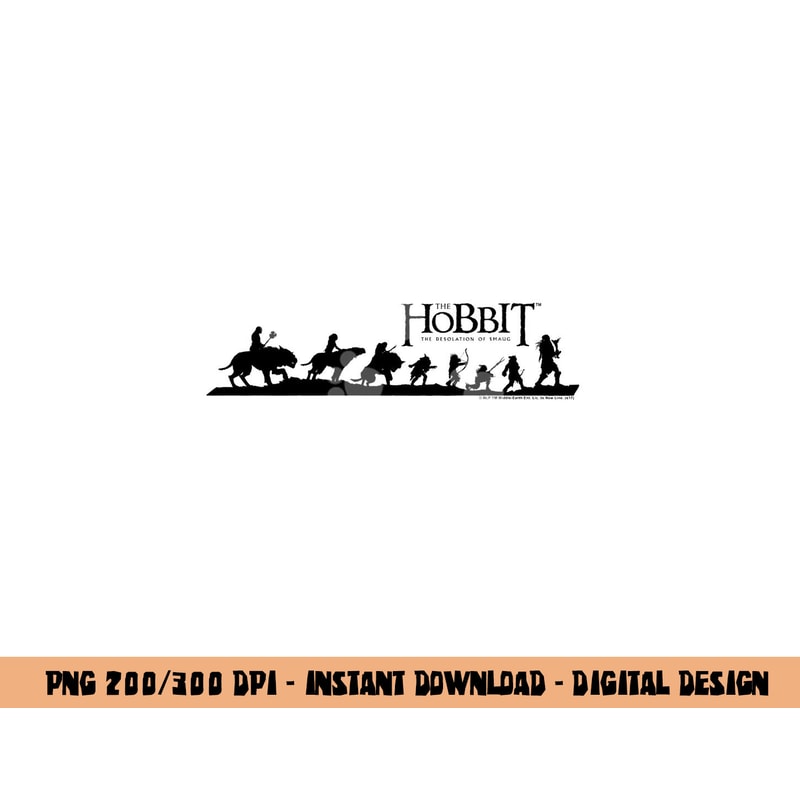 Hobbit Marching png, sublimation .jpg