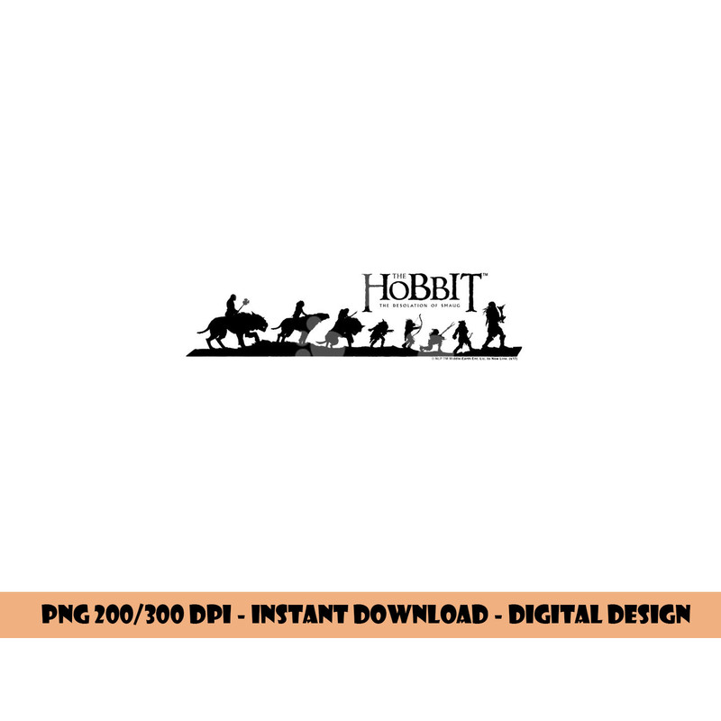 Hobbit Marching  png, sublimation .jpg