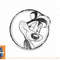 Looney Tunes Pepe Le Pew Simple Portrait png, sublimation, digital download.jpg