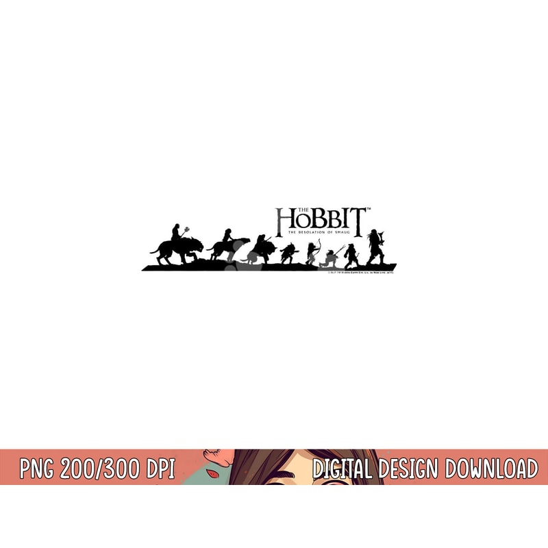Hobbit Marching png, sublimation .jpg