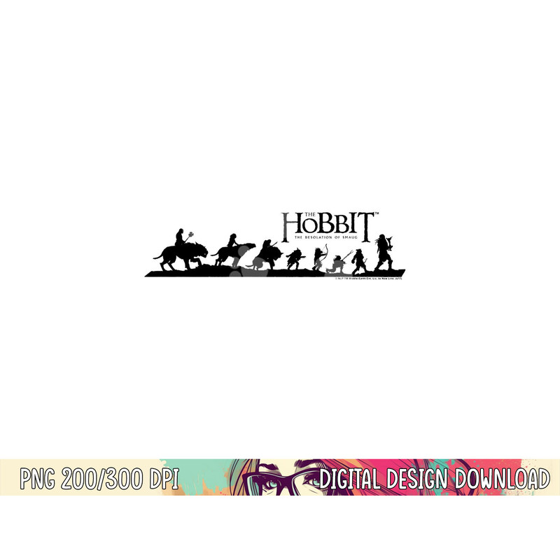 Hobbit Marching png, sublimation .jpg