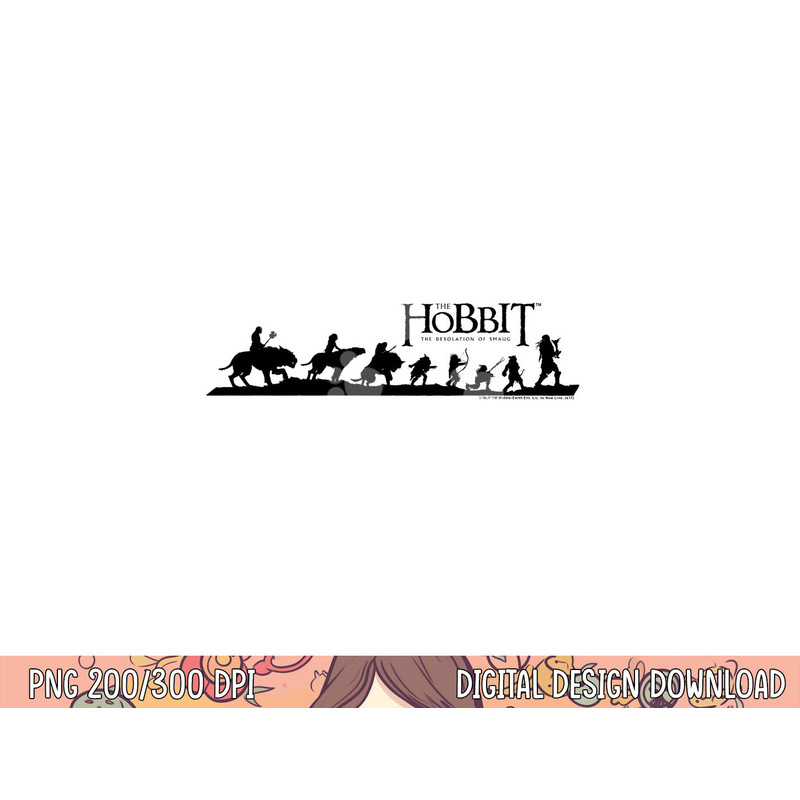 Hobbit Marching png, sublimation .jpg