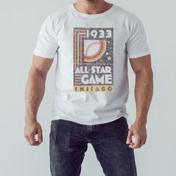 all star game chicago white sox 1933 shirt, unisex clothing, shirt for men women, graphic design, unisex shirt