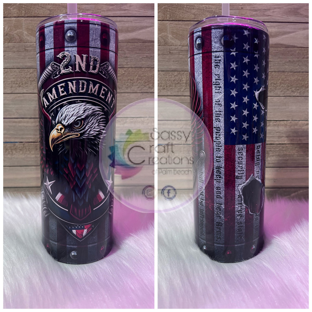 Animals Tumblers,Animals 20oz skinny Tumblers,Animals 30oz skinny Tumblers,2nd Amendment Eagle Tumbler.png
