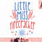 Little Miss Firecracker Funny 4th Of July Patriot Girls Gift png, instant download.jpg