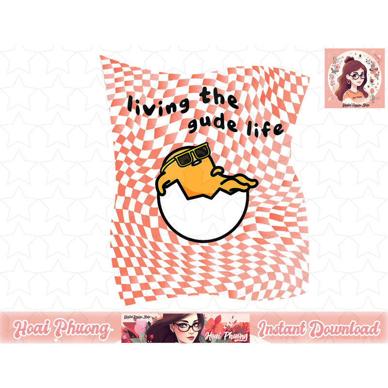 Living the Gude Life Sunglasses png, instant download.jpg