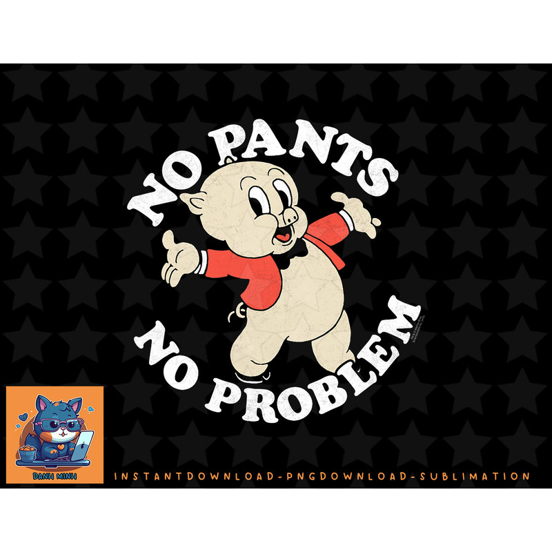 Looney Tunes Porky Pig No Pants png, sublimation, digital download.jpg