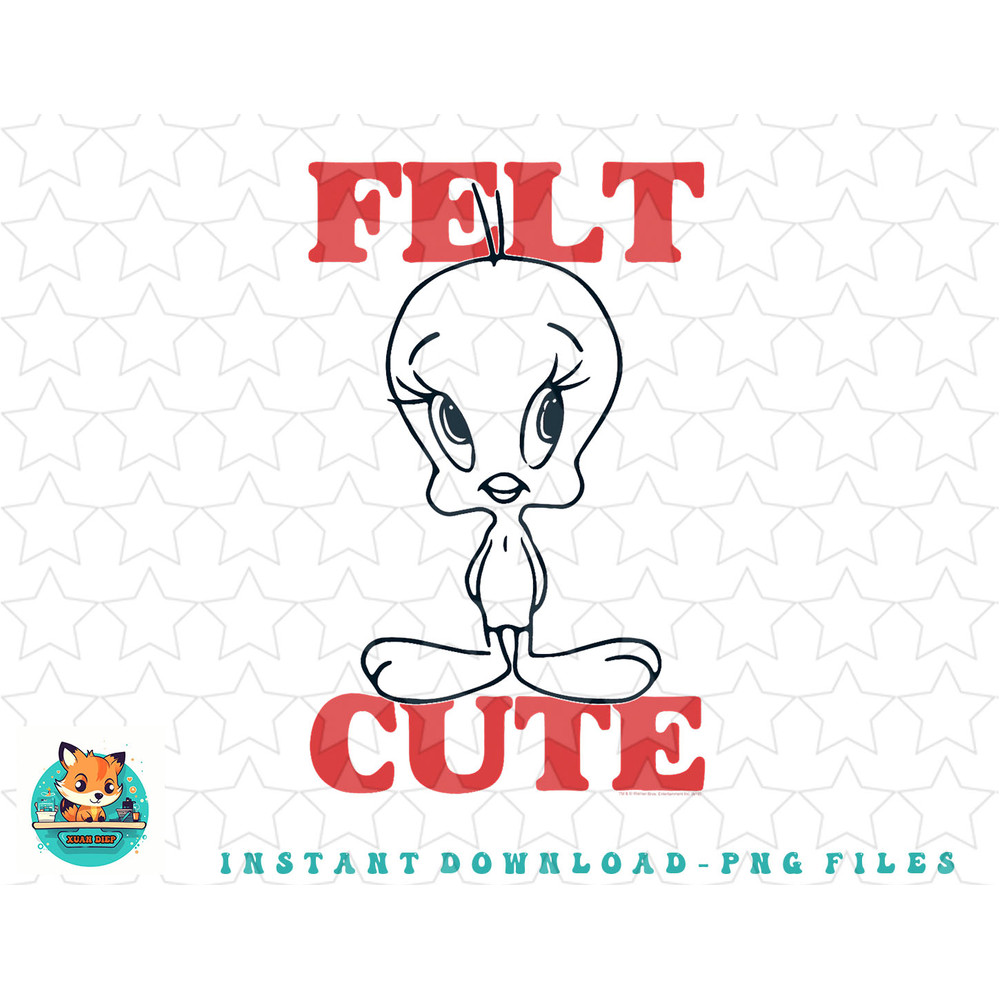 Looney Tunes Felt Cute png, sublimation, digital download.jpg