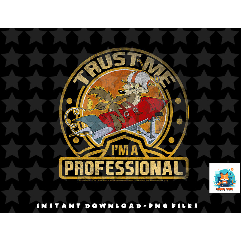 Looney Tunes Im A Professional Retro Poster png, sublimation, digital download.jpg