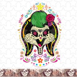 looney tunes halloween lola bunny sugar skull big face png, sublimation, digital download
