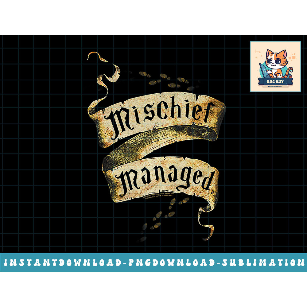 Harry Potter Mischief Managed Scroll png, sublimate, digital download.jpg