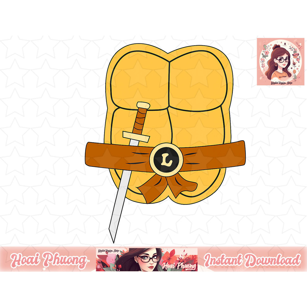 Mademark x Teenage Mutant Ninja Turtles - Leonardo Easy Halloween Costume png, instant download.jpg