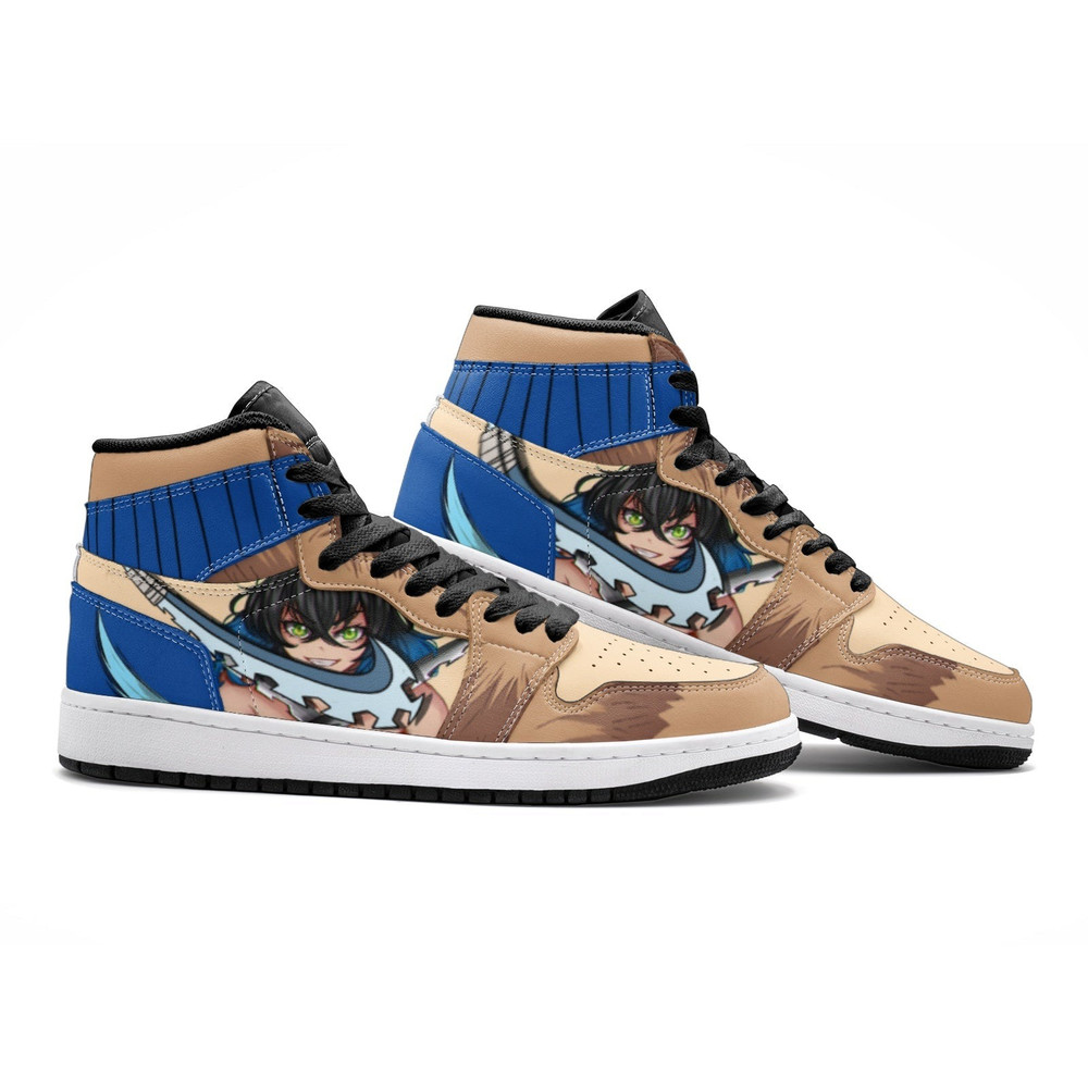 Inosuke Hashibira Demon Slayer v2 JD1 Shoes, Inosuke Hashibira Demon Slayer v2 Jordan 1 Shoes, Demon Slayer v2 Shoes