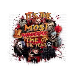 its the most wonderful time of the year png, halloween png, bloody png