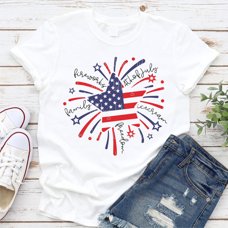 Firework SVG, 4th of July SVG, Patriotic SVG, American Flag Svg, Kids Shirt Svg, Png, Svg Files For Cricut, Sublimation Designs Downloads - 3.jpg