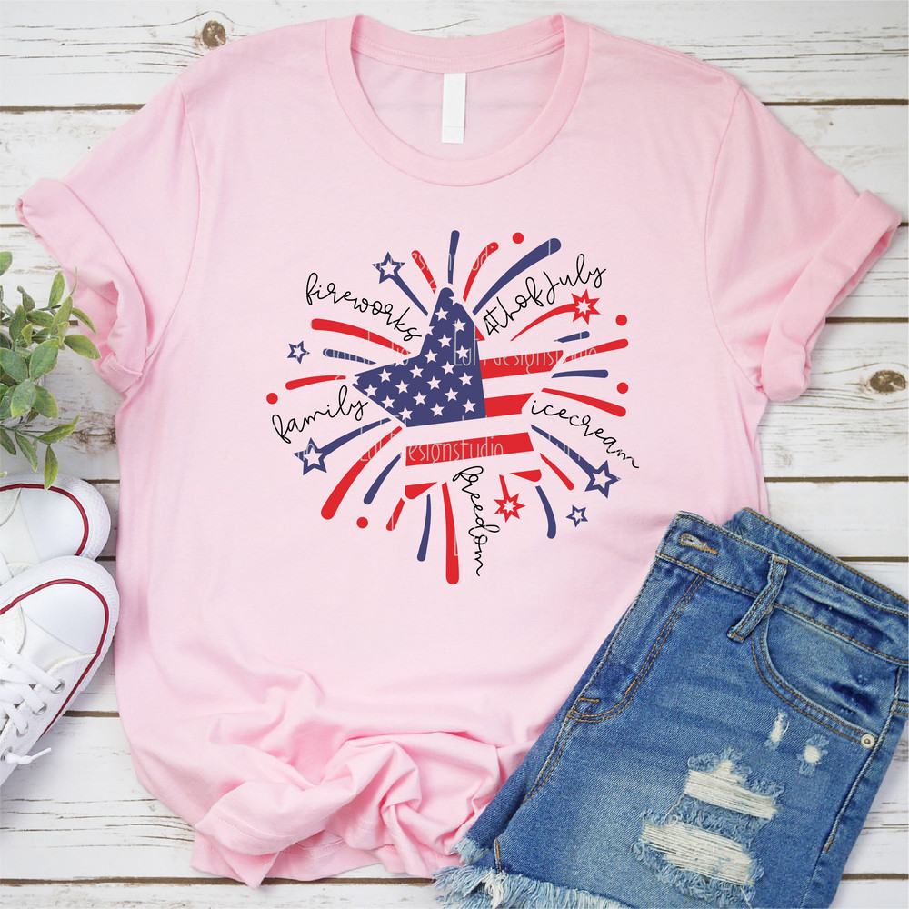 Firework SVG, 4th of July SVG, Patriotic SVG, American Flag Svg, Kids Shirt Svg, Png, Svg Files For Cricut, Sublimation Designs Downloads - 4.jpg