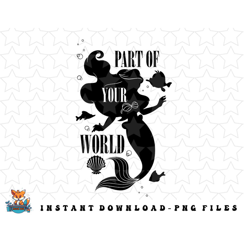 Disney The Little Mermaid Part Of Your World Silhouette png, sublimation, digital download.jpg