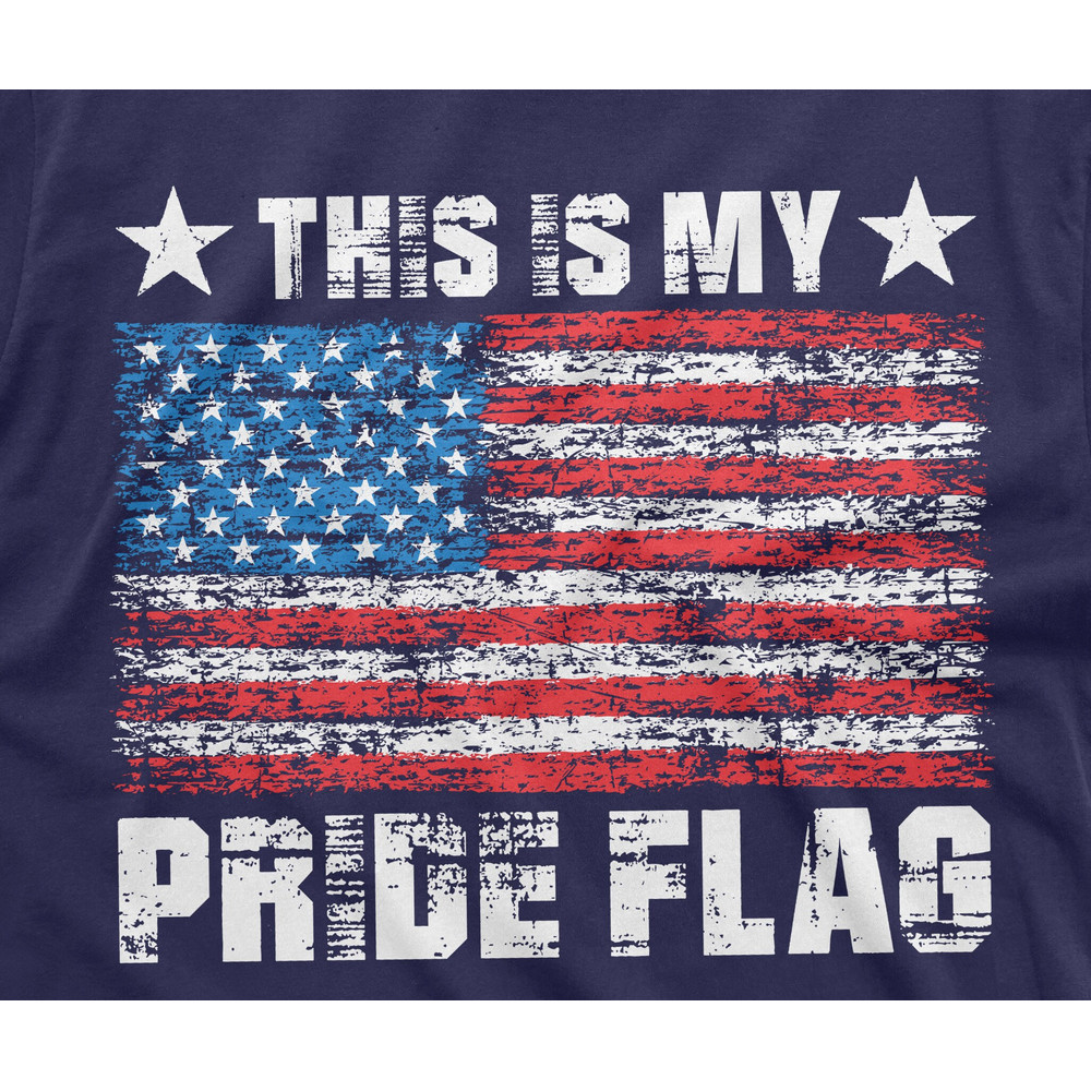 Men's This is my pride flag T-shirt Patriotic USA American Flag 4th of July Independence day Father's day Gift Tee Shirt - 2.jpg