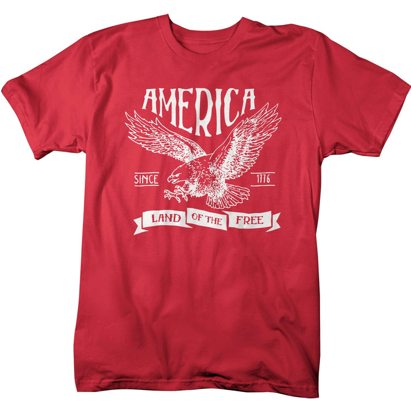 Men's Vintage America T-Shirt Vintage Patriotic Shirts 4th July T-Shirt Eagle Shirt Since 1776 Independence Day Shirts - 8.jpg