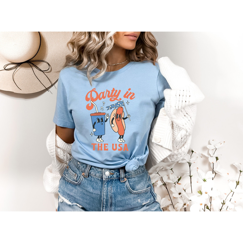 Party In The USA Shirt,4th of July Shirt,Family Matching Shirt,Funny 4th Of July Shirt,Independence Day Shirt,4th July Gift,USA Summer Shirt - 2.jpg