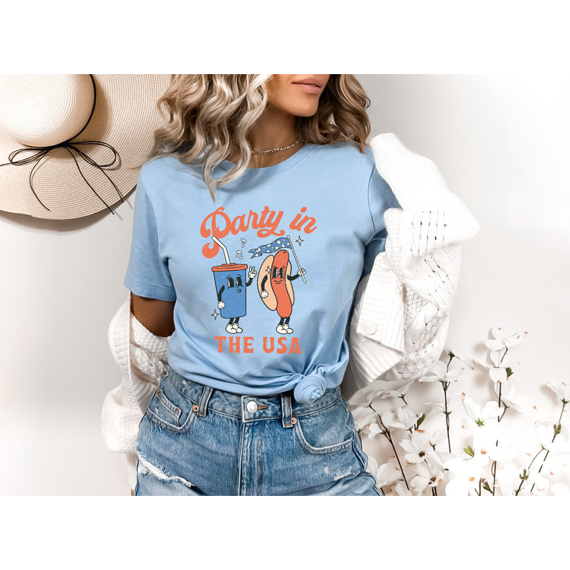 Party In The USA Shirt,4th of July Shirt,Family Matching Shirt,Funny 4th Of July Shirt,Independence Day Shirt,4th July Gift,USA Summer Shirt - 2.jpg
