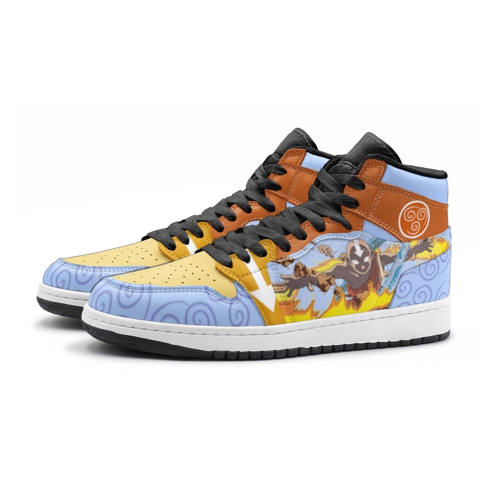 Aang Avatar JD1 Shoes, Aang Avatar Jordan 1 Shoes, Aang Avatar Shoes Sneaker