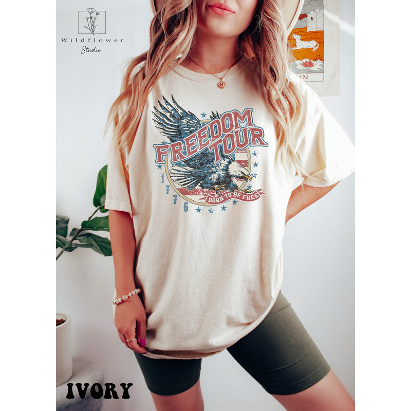 Retro 4th of July Shirt, Red White and Blue, America shirt, Fourth of July Shirt, Independence Day Tee, Comfort Colors, Vintage 4th of July - 1.jpg