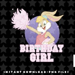 looney tunes lola bunny birthday girl png, sublimation, digital download