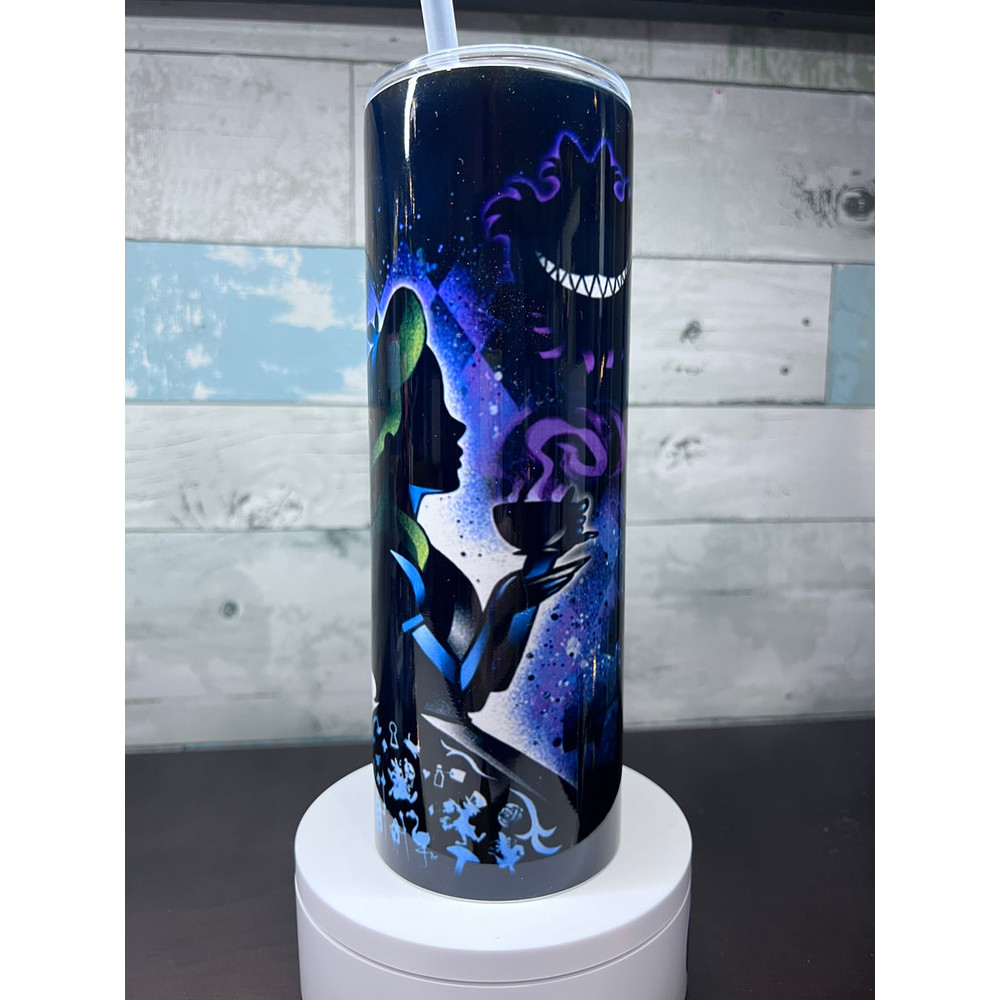 Alice In Wonderland Tumbler Alice In Wonderland Skinny Tumbler Alice In Wonderland 20oz Skinny Tumbler.png