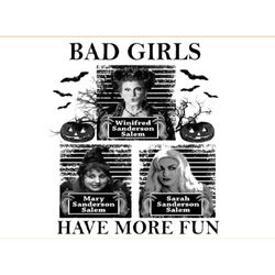 bad girls have more fun png, halloween png, crime png