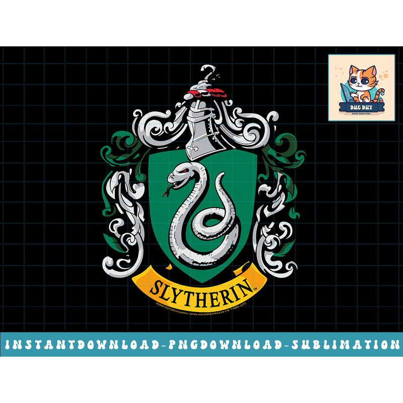 Harry Potter Slytherin House Crest png, sublimate, digital download.jpg