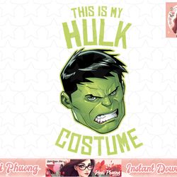 marvel avengers hulk halloween costume png, instant download