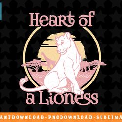 disney the lion king live action heart of a lioness png, sublimation, digital download