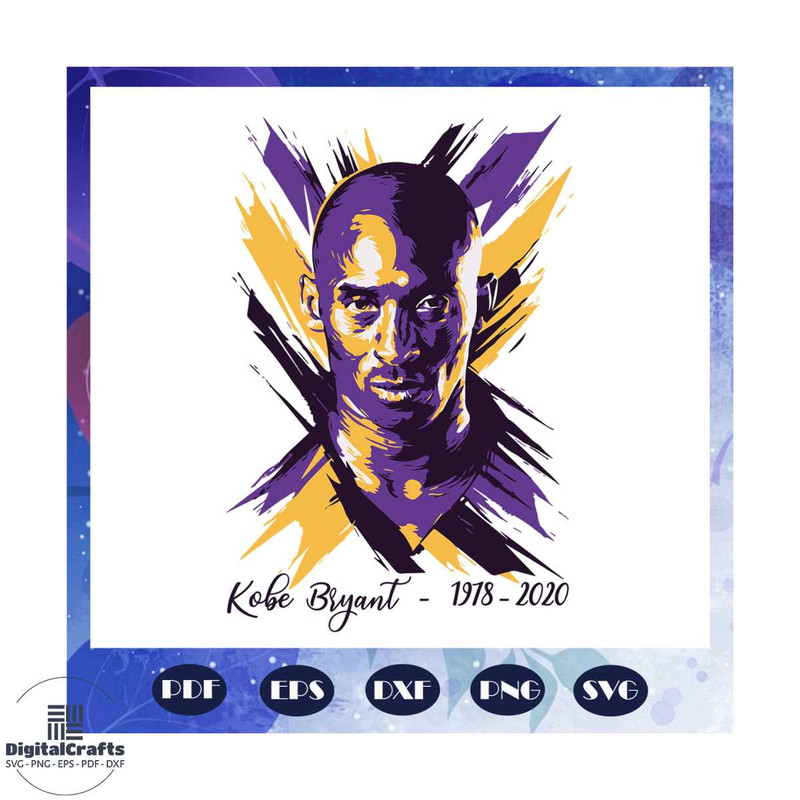 Kobe Bryant SVG Black mamba svg Kobe bryant shirt RIP kobe bryant Basketball svg Legend svg Bl