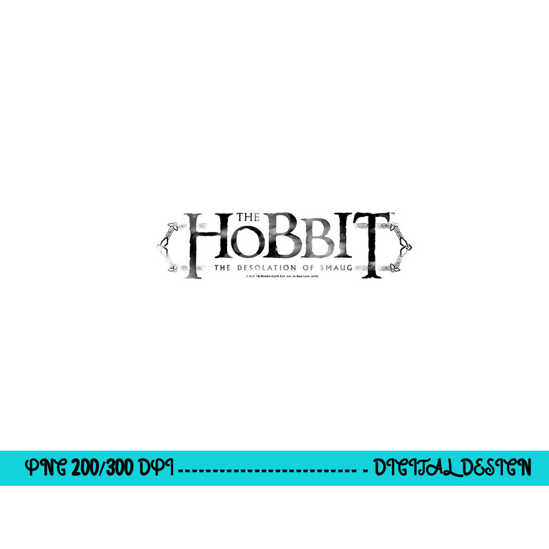 Hobbit Ornate Logo Longsleeve T Shirt Long Sleeve png, sublimation .jpg
