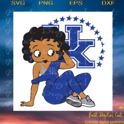 uk betty boop, sport svg, football svg, betty boop