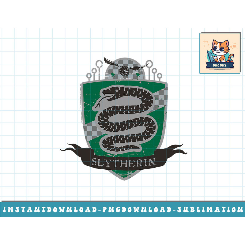 Harry Potter Slytherin Quidditch Shield Logo png, sublimate, digital download.jpg